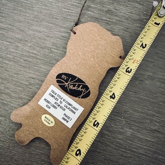 Golden Retriever Yellow Lab Dog Wooden Christmas Holiday Ornament - Picture 2 of 2